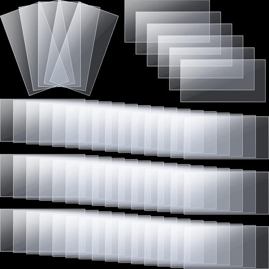 2000 Pcs Clear Plastic Tags for Labeling Storage Bins and Shelves
