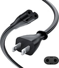 2 Prong Non-Polarized 5ft Power Cord C7 Figure 8 AC Power Cable