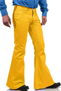 70s Disco Pants for Men Vintage Denim Bell Bottoms - Stretch Fit