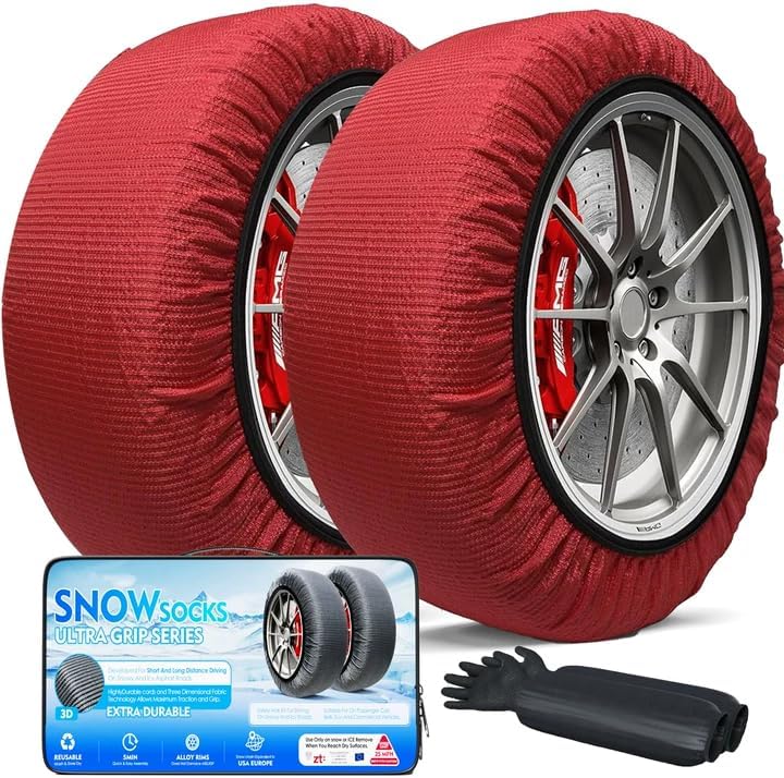 K-Musculo Snow Socks for Tires - Ultimate Grip and Safety