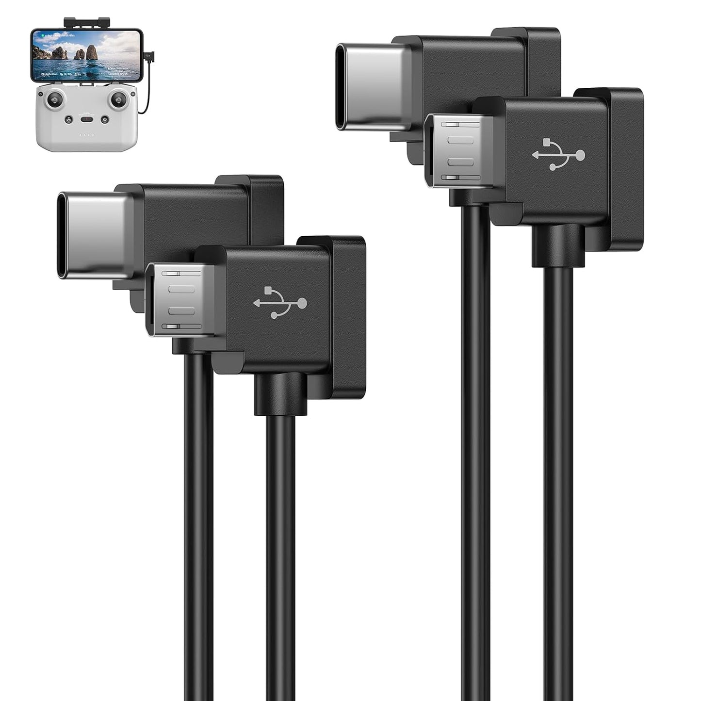 Fast Charge DJI Drone Cable 2 Pack