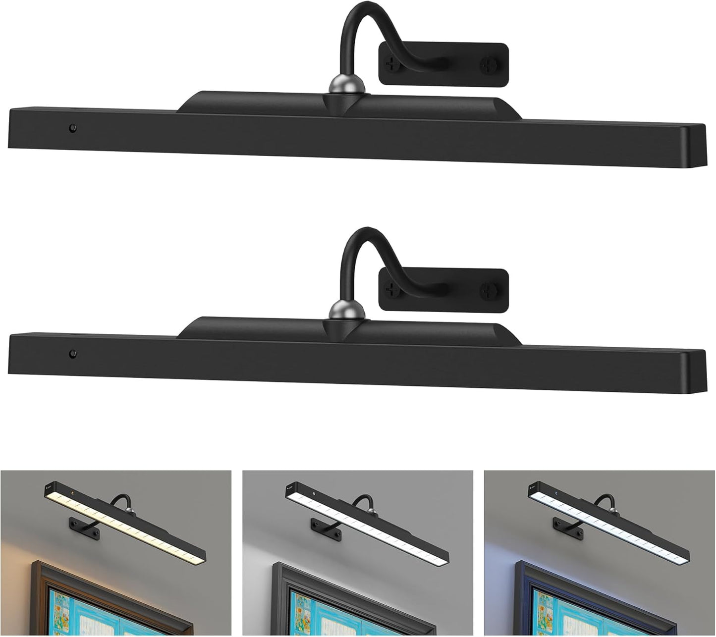 Wireless Dimmable Picture Light for Art with Remote Control