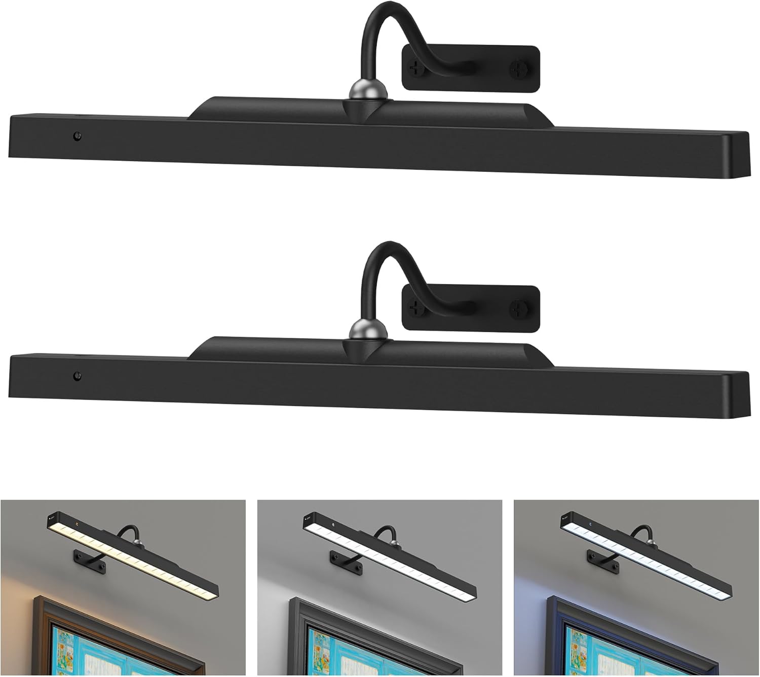 Wireless Dimmable Picture Light for Art with Remote Control