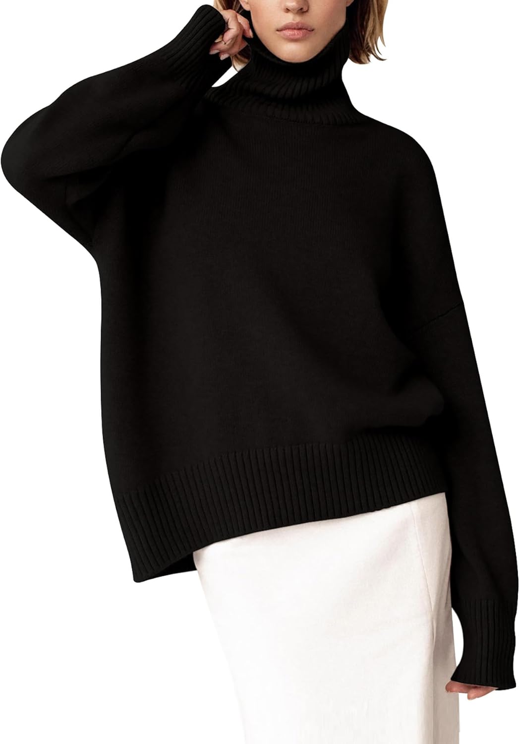 YKR Women's Turtleneck Sweater - Trendy Fall Winter Style