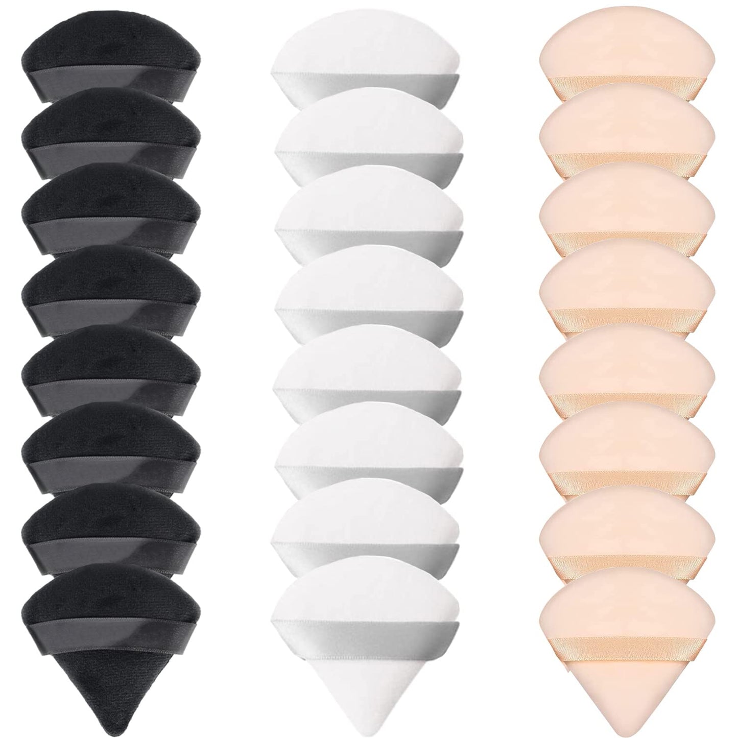 Soft Triangle Makeup Puffs x24 - For Flawless Coverage!