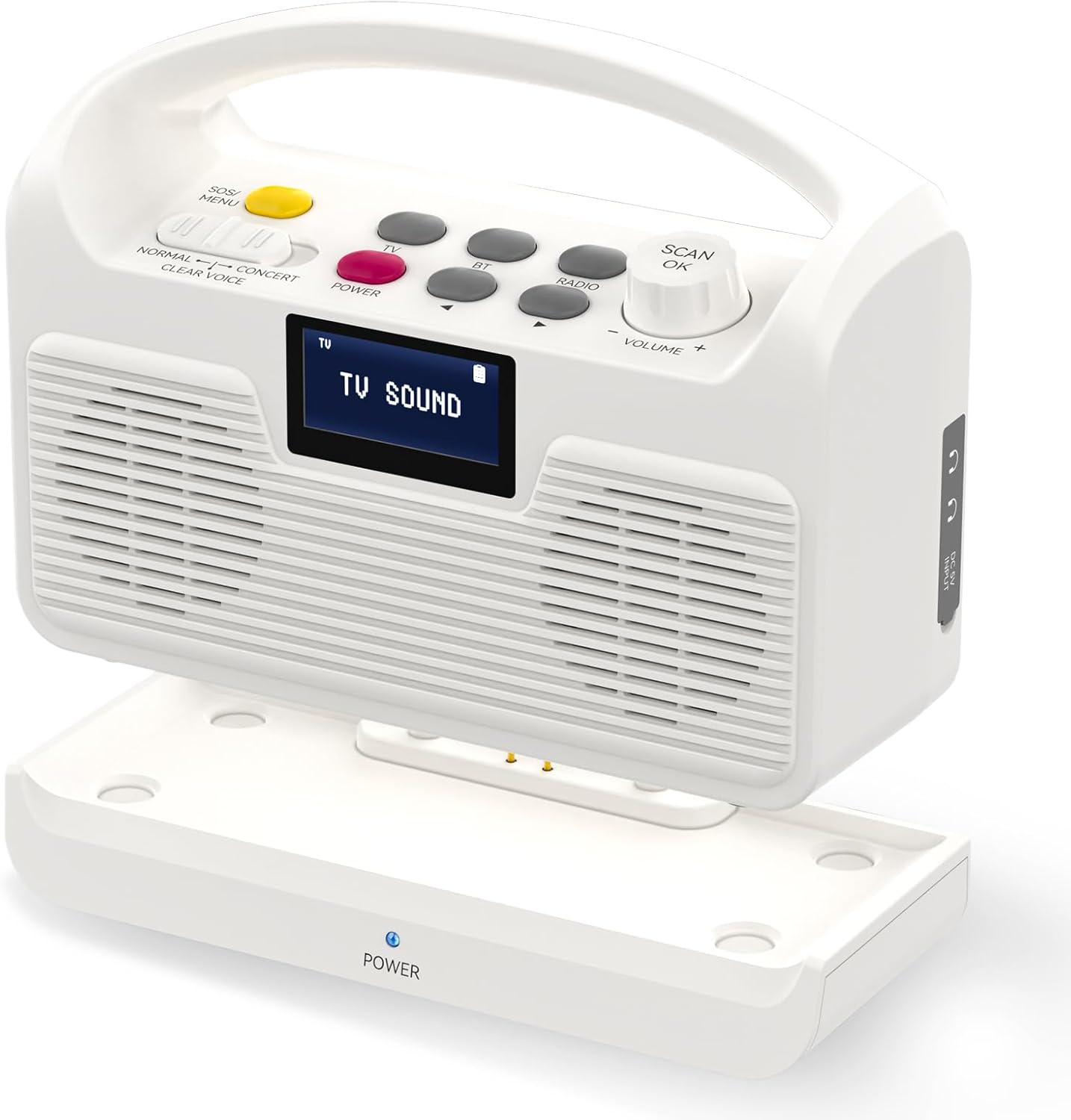 Portable Wireless Speakers for TV Voice Highlighting Features