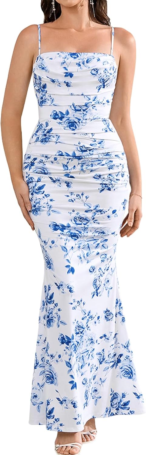 Elegant Women's Sleeveless Bodycon Corset Maxi Dress for Events