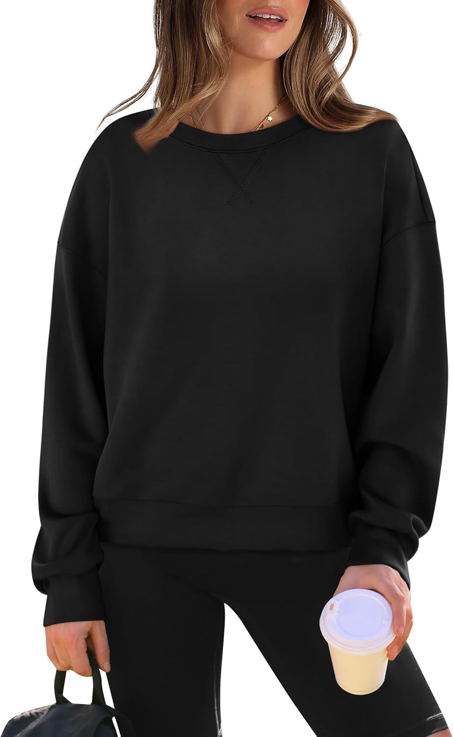 WIHOLL Womens Long Sleeve Crop Tops for Fall Fashion 2024