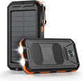 36800mAh Solar Power Bank - Fast Charging & Waterproof