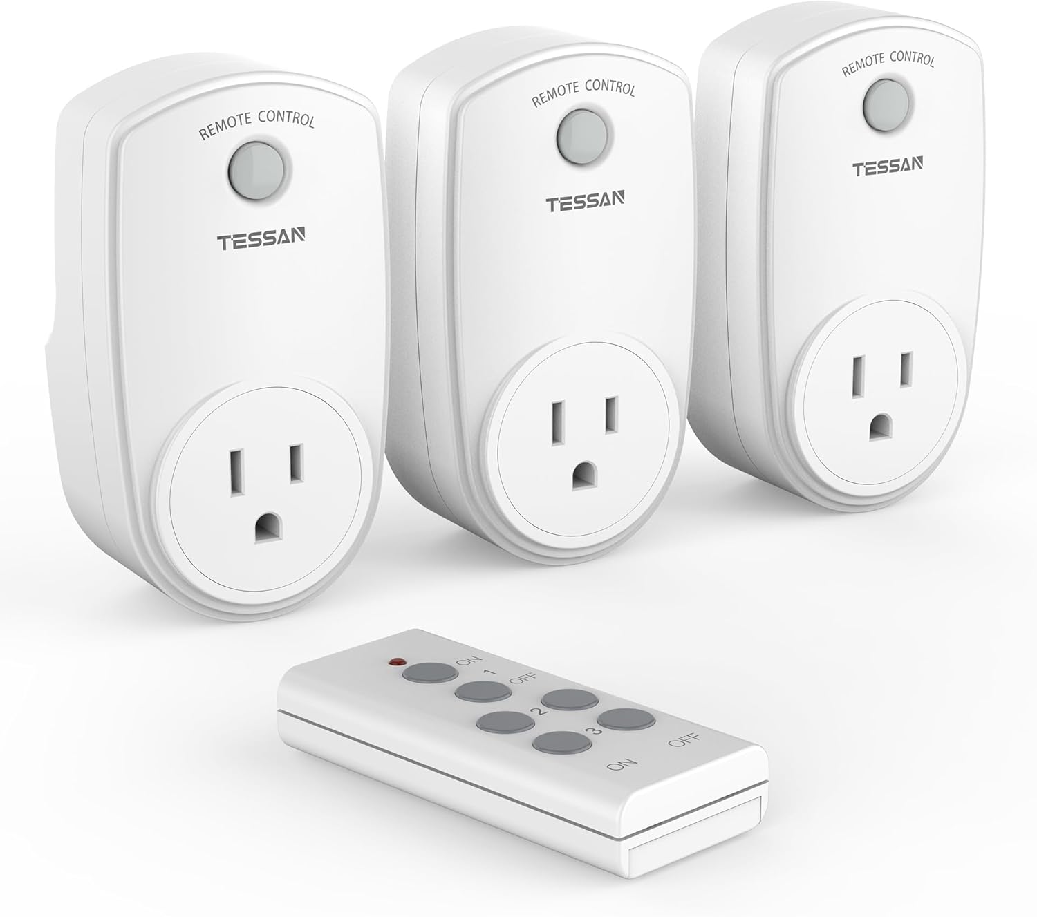 3 Pack Remote Control Outlet for Easy Home Device Management