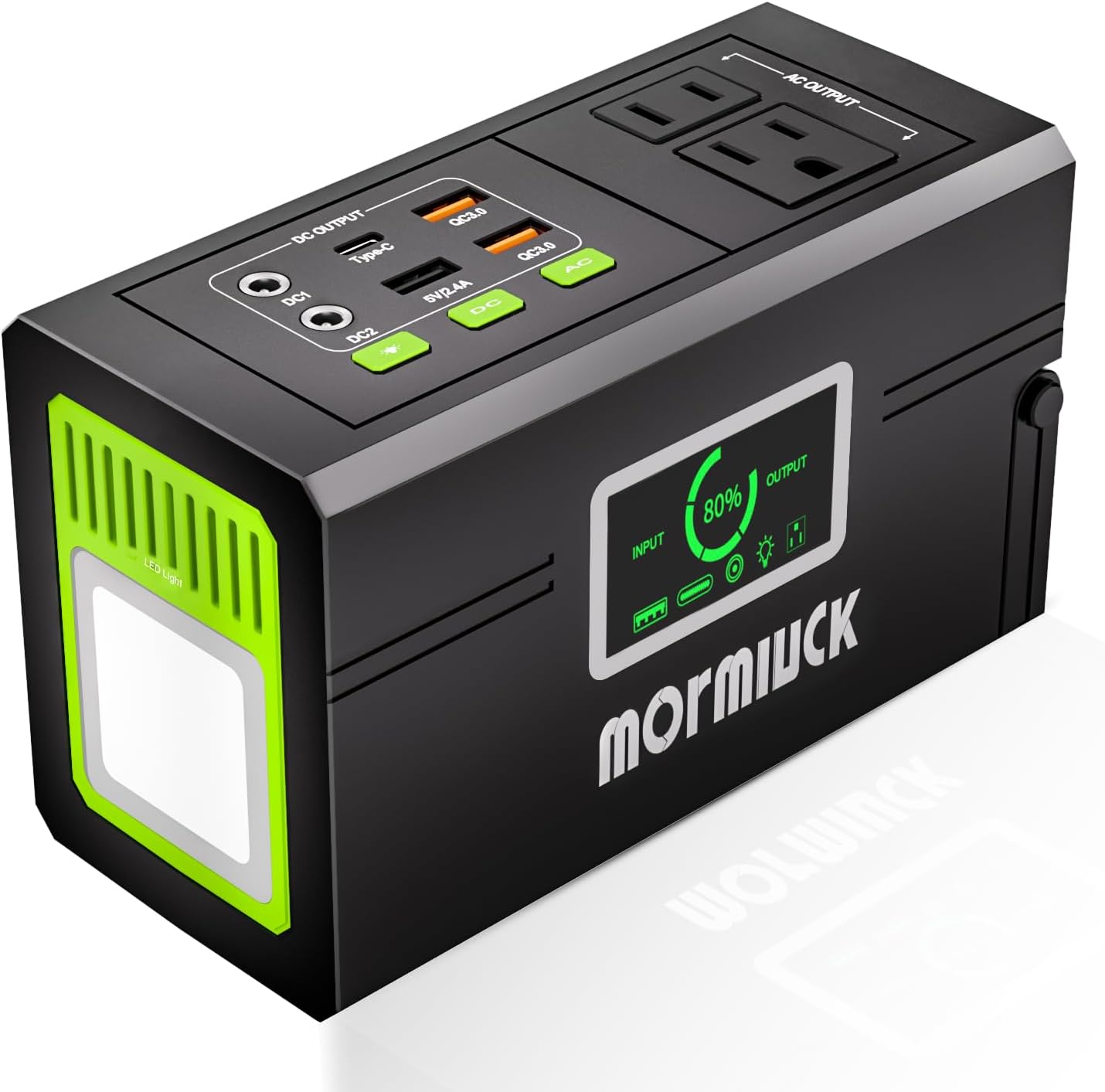 Portable Power Station 127W Solar Generator for Camping & Backup