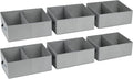 DIMJ Trapezoid Storage Bins for Clothes - 6 Pack Organizers