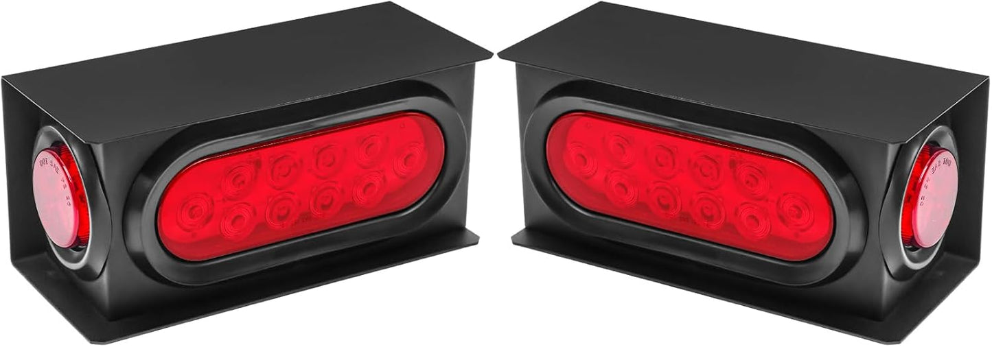 LIMICAR Steel Trailer Lights Kit with LED Tail and Marker Lights