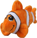 SmartPetLove Tender-Tuffs Tiny Plush Clownfish - Tough Toy for Small