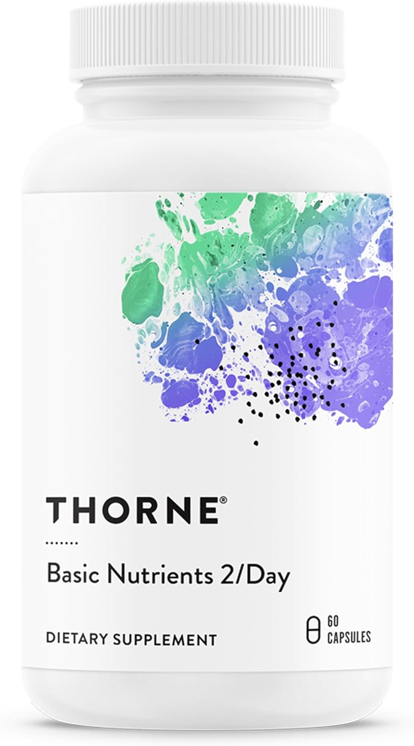 Thorne Basic Nutrients 2/Day Multivitamin for Optimal Health