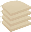 Outdoor Chair Cushions for Patio Furniture - Set of 4 Beige