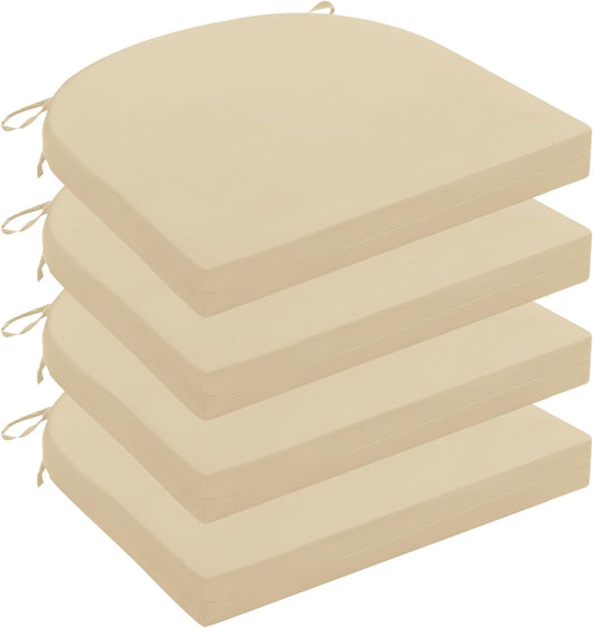 Outdoor Chair Cushions Set of 4 for Patio Furniture Comfort