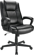 Realspace Hurston Bonded Leather High-Back Executive Office Chair