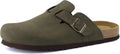 Haze Mens Clogs for Men - Vegan Suede Slip-On Clogs with Arch Support