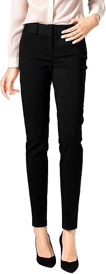 Satinato Women's Straight Pants for Casual and Business Wear