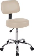Boss Office Products Be Well Medical Spa Stool with Back - Comfortable