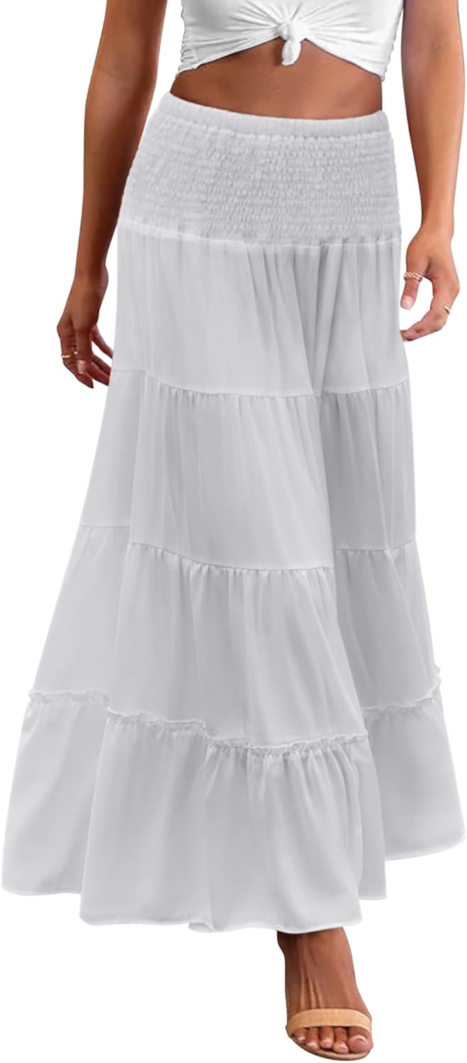 Zeagoo Women's Long Maxi Skirts for Casual Summer Style