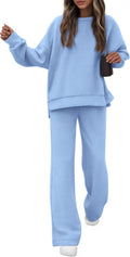 KIRUNDO Fall Sweatsuits Women 2 Piece Lounge Set - Cozy Travel