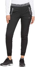 Women Scrubs Pant Natural Rise Tapered Leg Jogger - Comfortable Fit