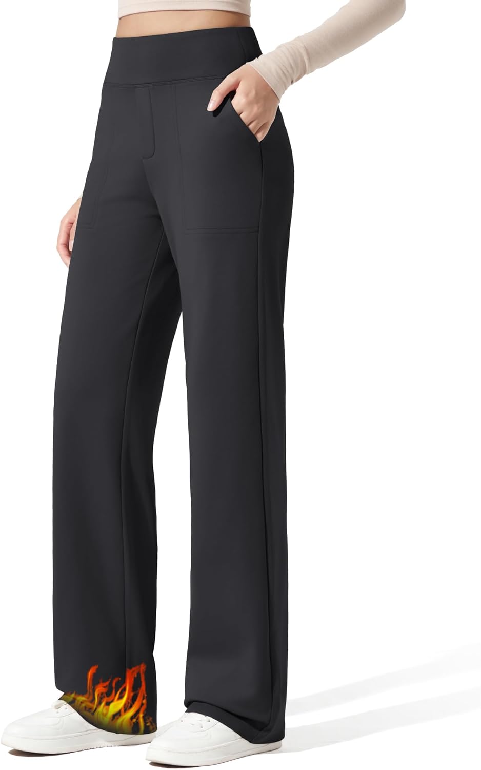 G4Free Women Fleece Lined Pants for Winter Comfort and Style