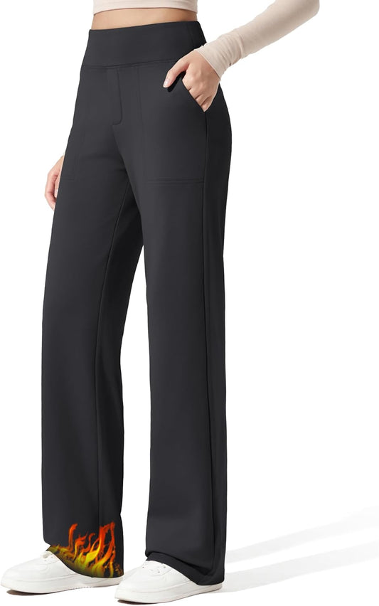 G4Free Women Fleece Lined Pants for Winter Comfort and Style