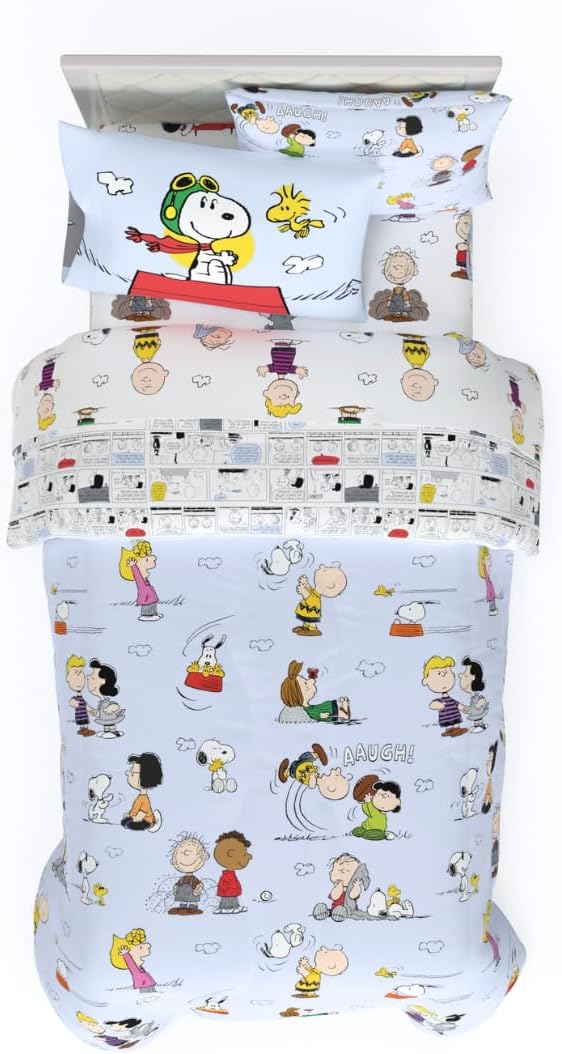 Peanuts Multi Character Bedding Set for Twin Size Beds