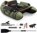 Goplus Inflatable Float Tube Fishing Belly Boat - Stable 350 lb