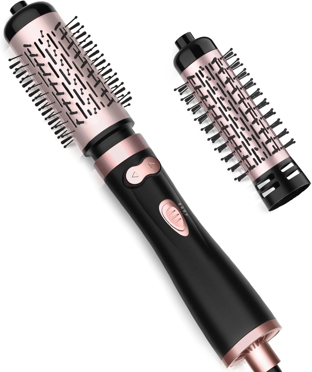 YEEGOR Rotating 4-in-1 Brush for Smooth, Volume, C-Curls
