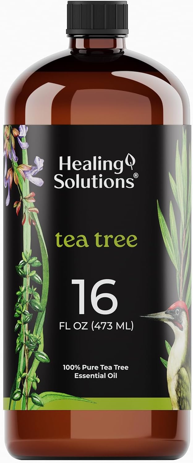 Pure Tea Tree Essential Oil for Hair, Skin, and Wellness Care
