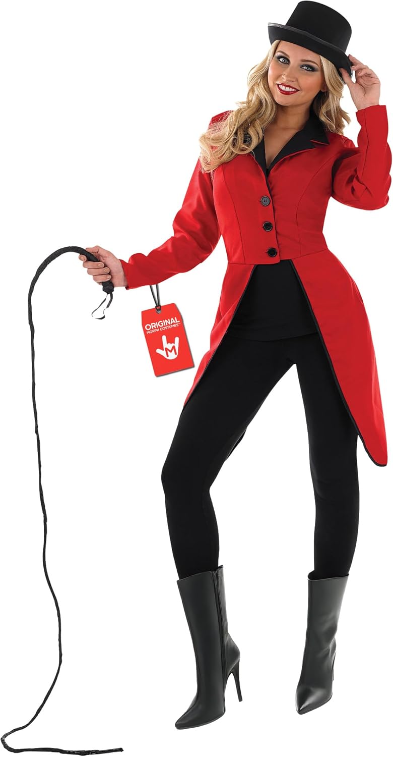 Red Ringmaster Jacket Women - Perfect Circus Costume for Fun