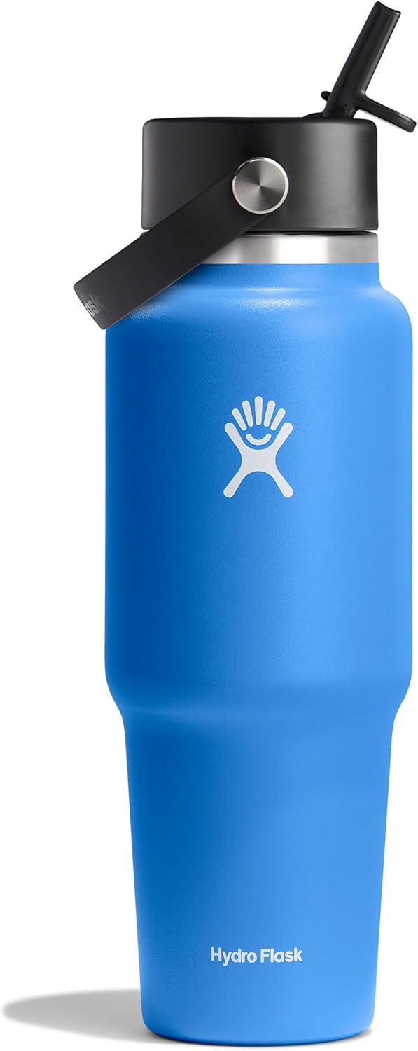 Hydro Flask 32 Oz Cascade Blue Travel Water Bottle Review