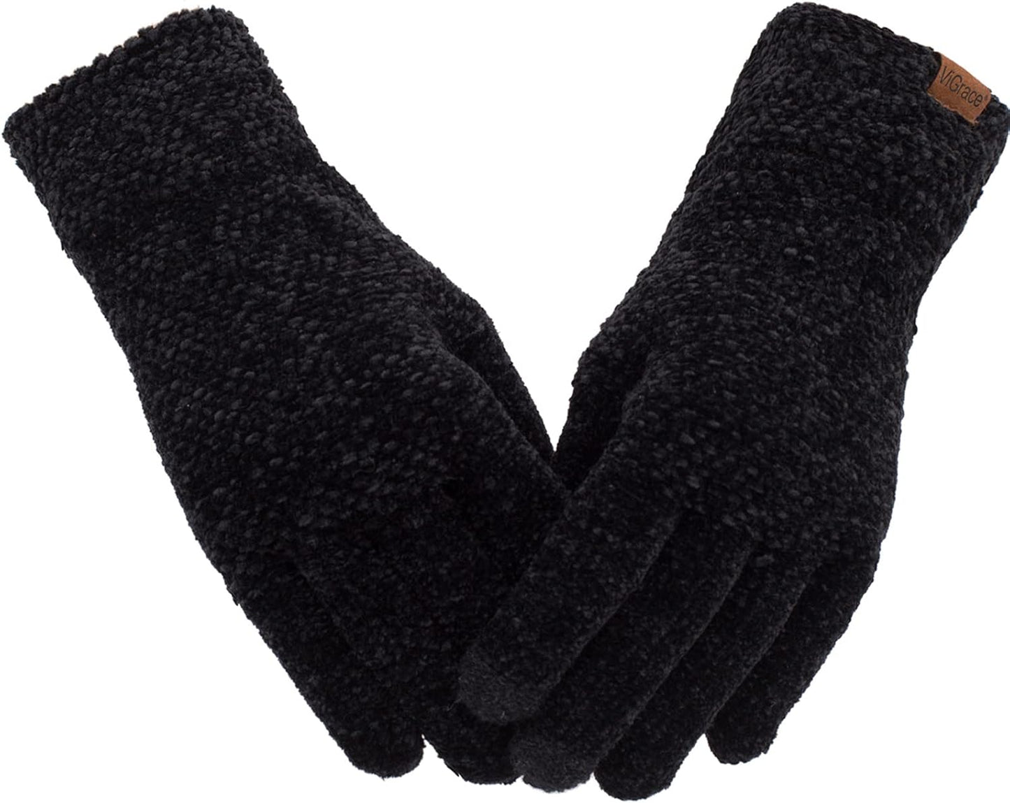 ViGrace Chenille Touchscreen Gloves - Warm & Tech-Savvy