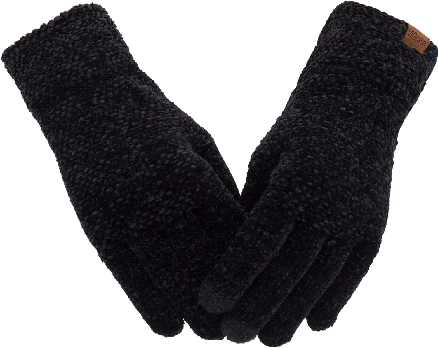 ViGrace Chenille Touchscreen Gloves - Warm & Tech-Savvy