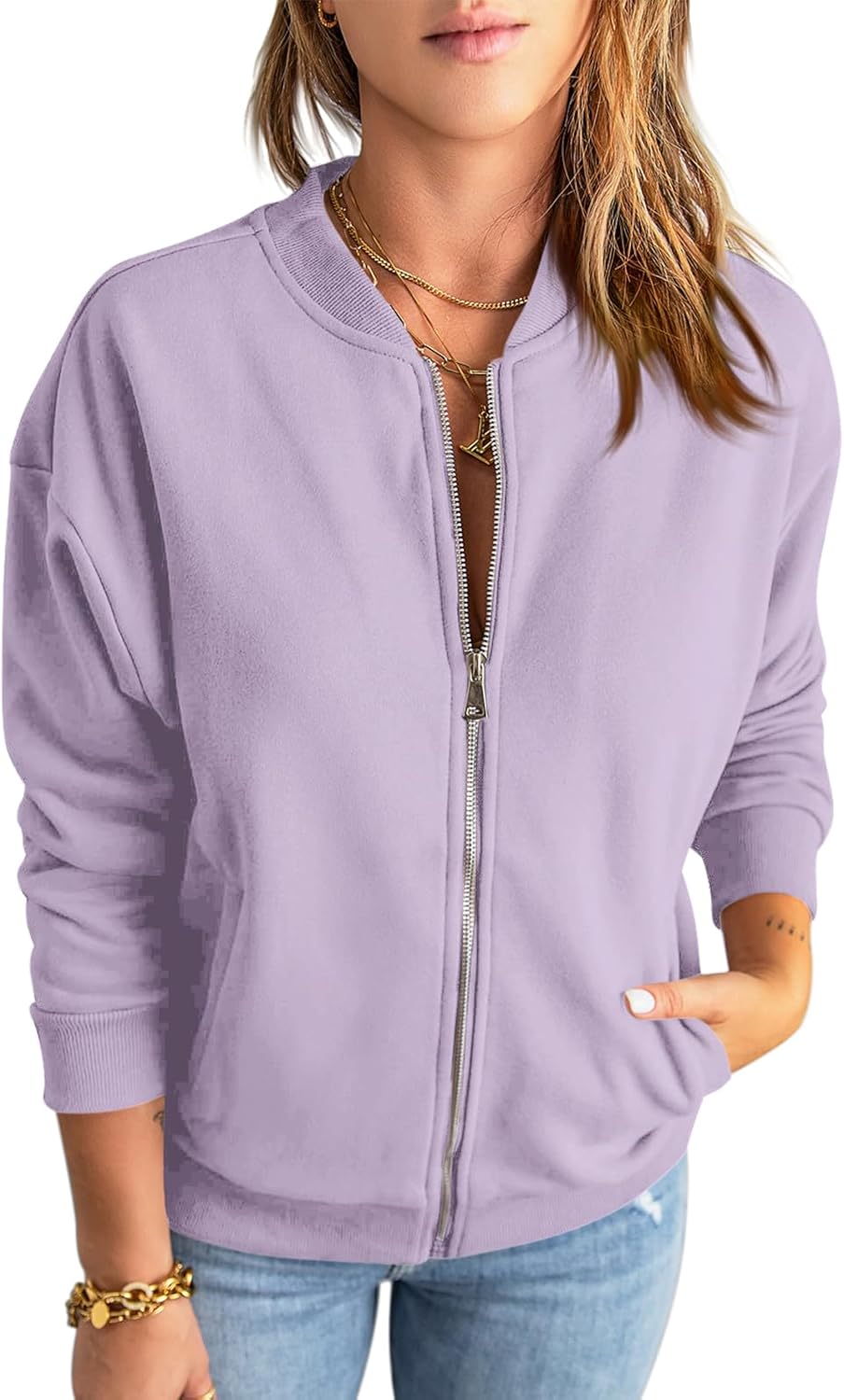 GeGekoko Womens Zip Up Sweatshirts for Casual Comfort and Style