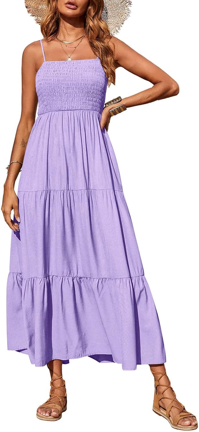 PRETTYGARDEN Women's Summer Maxi Dress for Casual Beach Wear