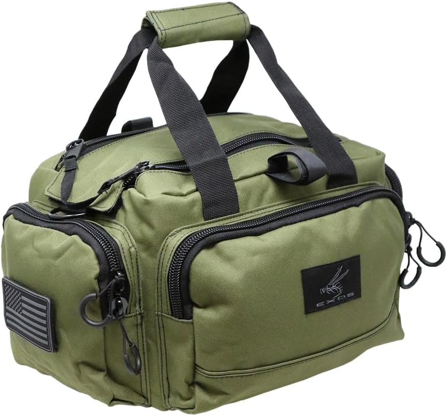 Exos Tactical Range Bag for Shooting with Molle Webbing Features