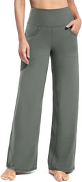 Promover Wide Leg Yoga Pants with Pockets - Comfortable (Style 9XS3)