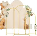 Wedding Arch Stands and Beige Arch Covers 6FT 6.6FT 7.2FT - Easy
