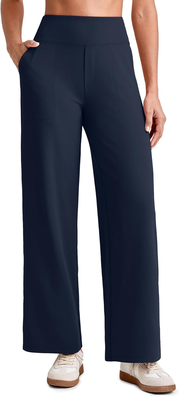 G4Free 25.5ft'/27.5ft'/29.5ft' Wide Leg Pants for Women Yoga