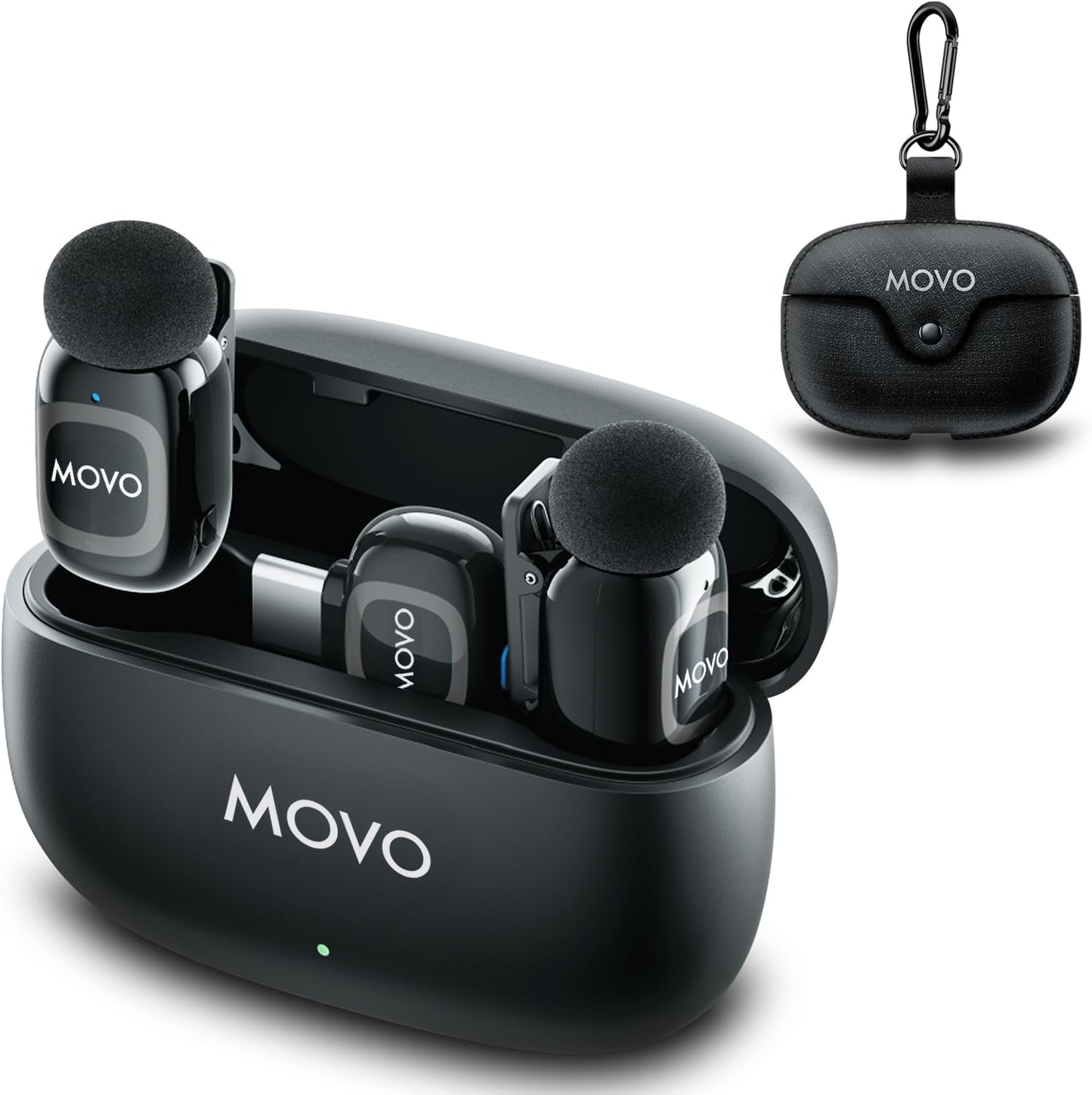 Movo NanoMic Wireless Microphone for USB-C Devices and Vlogging