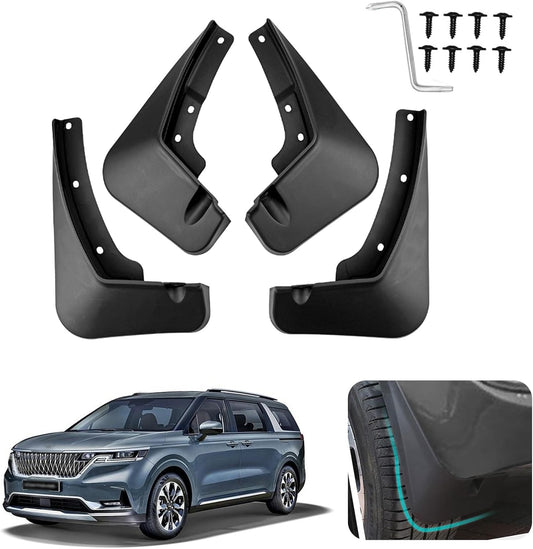 Custom Fit Mud Flaps for 2022 2023 2024 2025 Kia Carnival