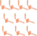 WHK 10 Packs Pex-A Copper Stub Out Elbows with Wall Flange