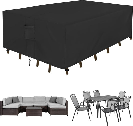 Easy-Going Rectangle Patio Furniture Cover for Outdoor Use