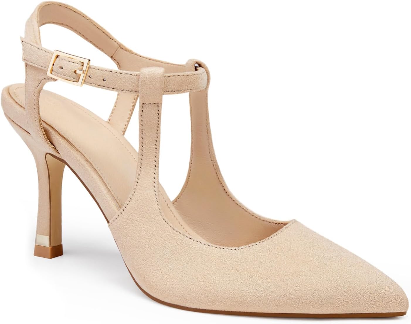 Womens High Heels Pointed Toe Ankle Strap Pumps for Every Event