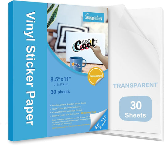 Vivid Color Vinyl Sticker Paper - Quick Dry!